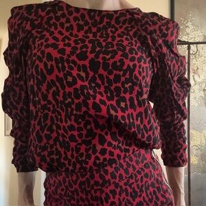 Zara Animal Print Top